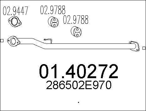 MTS 01.40272 - Tubo gas scarico autozon.pro