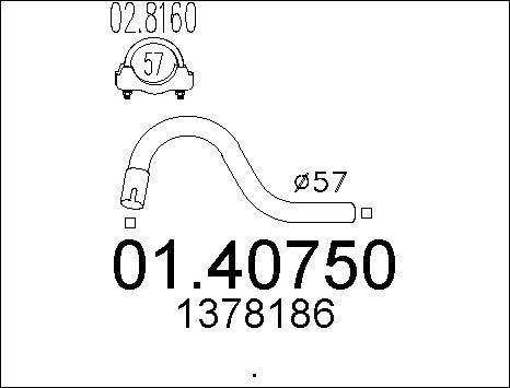 MTS 01.40750 - Tubo gas scarico autozon.pro