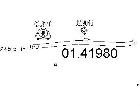 MTS 01.41980 - Tubo gas scarico autozon.pro