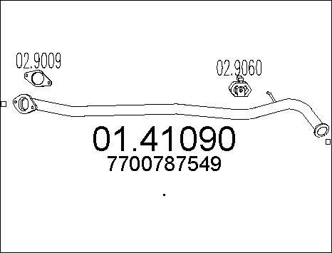 MTS 01.41090 - Tubo gas scarico autozon.pro