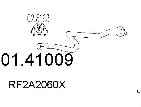 MTS 01.41009 - Tubo gas scarico autozon.pro