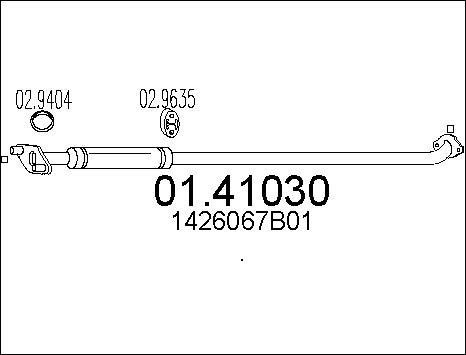 MTS 01.41030 - Tubo gas scarico autozon.pro