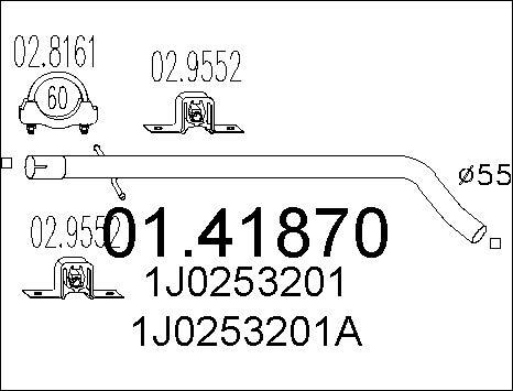 MTS 01.41870 - Tubo gas scarico autozon.pro
