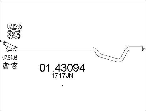 MTS 01.43094 - Tubo gas scarico autozon.pro