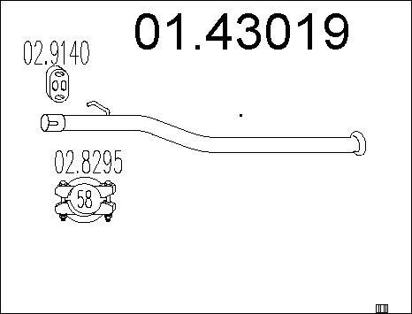 MTS 01.43019 - Tubo gas scarico autozon.pro