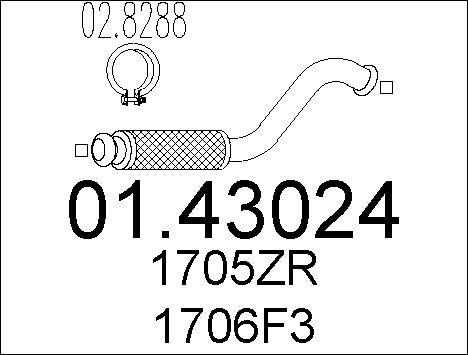 MTS 01.43024 - Tubo gas scarico autozon.pro