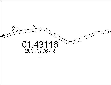 MTS 01.43116 - Tubo gas scarico autozon.pro