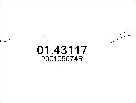 MTS 01.43117 - Tubo gas scarico autozon.pro
