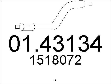 MTS 01.43134 - Tubo gas scarico autozon.pro