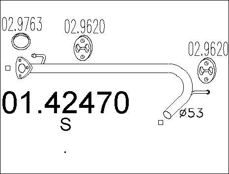 MTS 01.42470 - Tubo gas scarico autozon.pro