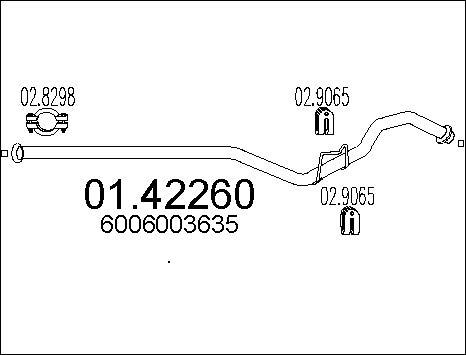 MTS 01.42260 - Tubo gas scarico autozon.pro