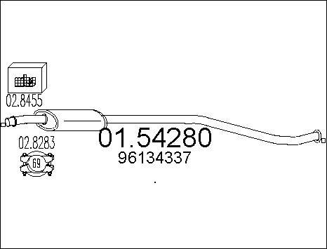 MTS 01.54280 - Silenziatore centrale autozon.pro