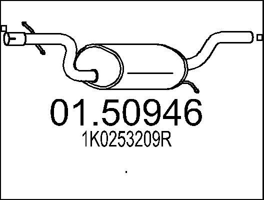 MTS 01.50946 - Silenziatore centrale autozon.pro