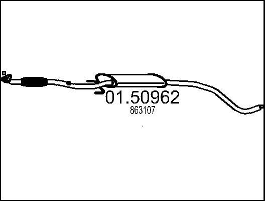 MTS 01.50962 - Silenziatore centrale autozon.pro