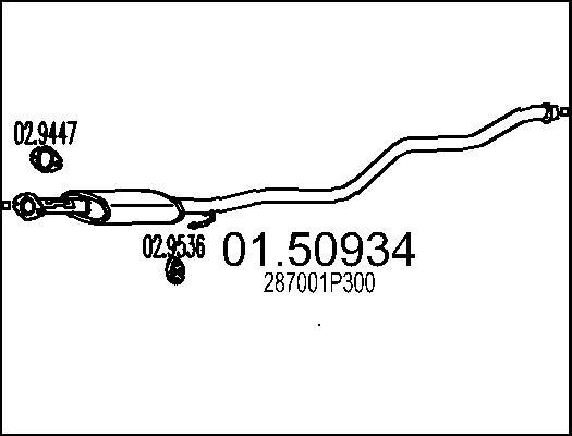 MTS 01.50934 - Silenziatore centrale autozon.pro