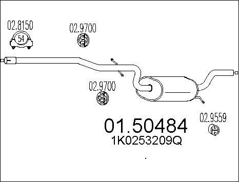 MTS 01.50484 - Silenziatore centrale autozon.pro