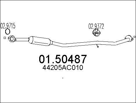 MTS 01.50487 - Silenziatore centrale autozon.pro