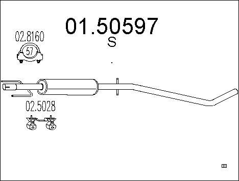 MTS 01.50597 - Silenziatore centrale autozon.pro