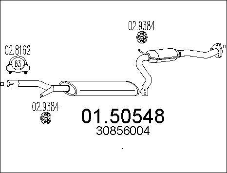 MTS 01.50548 - Silenziatore centrale autozon.pro