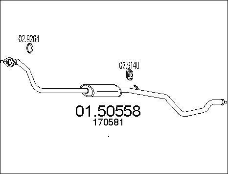 MTS 01.50558 - Silenziatore centrale autozon.pro