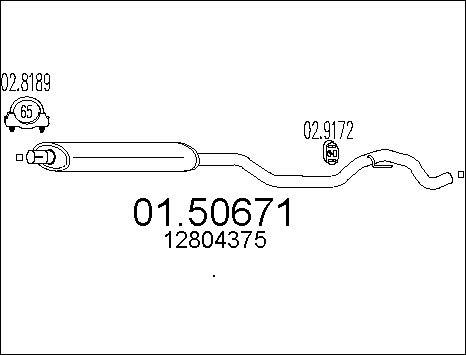 MTS 01.50671 - Silenziatore centrale autozon.pro