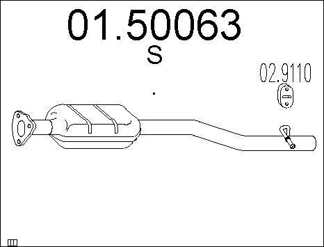 MTS 01.50063 - Silenziatore centrale autozon.pro