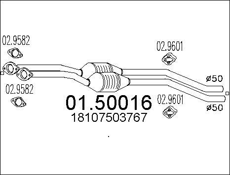 MTS 01.50016 - Silenziatore centrale autozon.pro