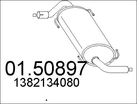 MTS 01.50897 - Silenziatore centrale autozon.pro