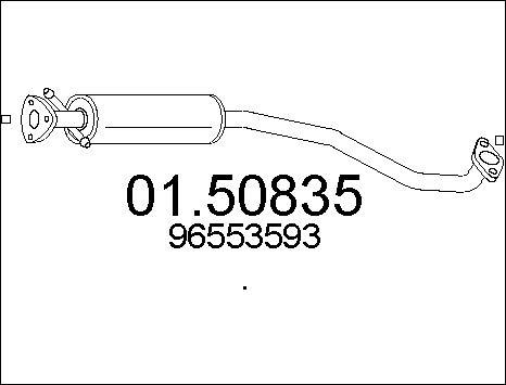 MTS 01.50835 - Silenziatore centrale autozon.pro