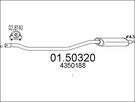 MTS 01.50320 - Silenziatore centrale autozon.pro