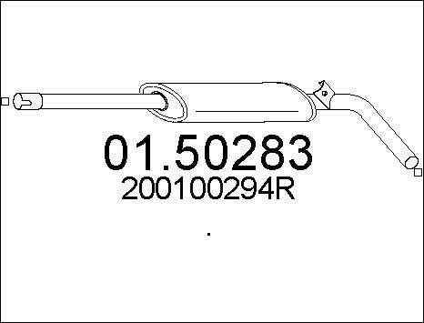 MTS 01.50283 - Silenziatore centrale autozon.pro