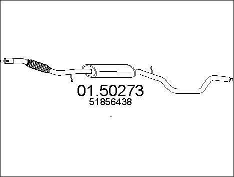 MTS 01.50273 - Silenziatore centrale autozon.pro