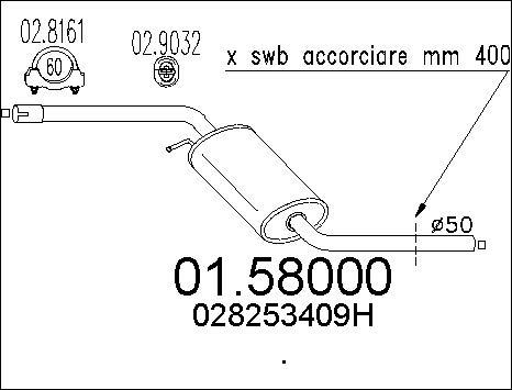 MTS 01.58000 - Silenziatore centrale autozon.pro