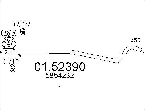 MTS 01.52390 - Silenziatore centrale autozon.pro