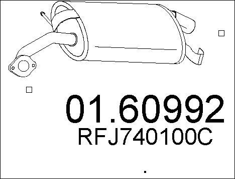 MTS 01.60992 - Silenziatore posteriore autozon.pro