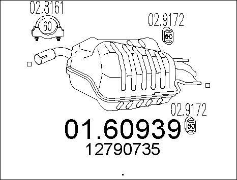 MTS 01.60939 - Silenziatore posteriore autozon.pro