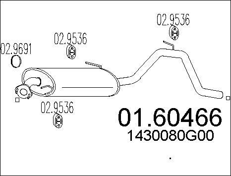 MTS 01.60466 - Silenziatore posteriore autozon.pro