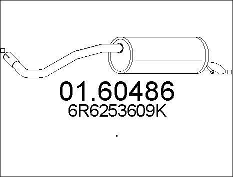 MTS 01.60486 - Silenziatore posteriore autozon.pro