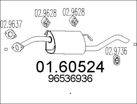 MTS 01.60524 - Silenziatore posteriore autozon.pro