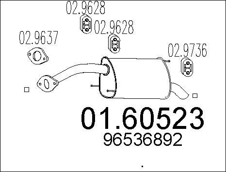 MTS 01.60523 - Silenziatore posteriore autozon.pro