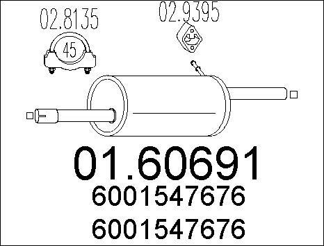 MTS 01.60691 - Silenziatore posteriore autozon.pro