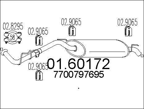 MTS 01.60172 - Silenziatore posteriore autozon.pro