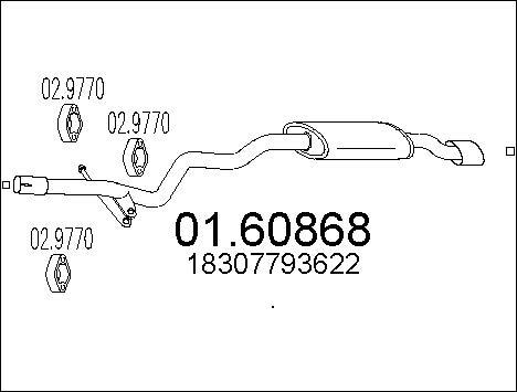 MTS 01.60868 - Silenziatore posteriore autozon.pro