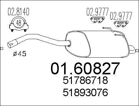 MTS 01.60827 - Silenziatore posteriore autozon.pro