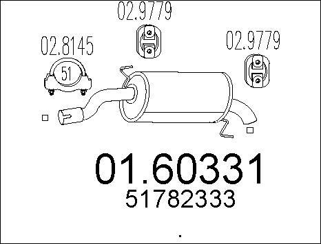 MTS 01.60331 - Silenziatore posteriore autozon.pro