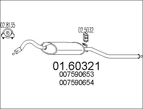 MTS 01.60321 - Silenziatore posteriore autozon.pro