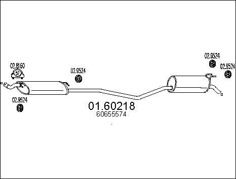 MTS 01.60218 - Silenziatore posteriore autozon.pro