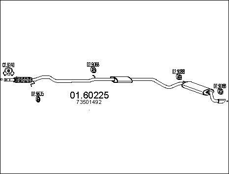 MTS 01.60225 - Silenziatore posteriore autozon.pro
