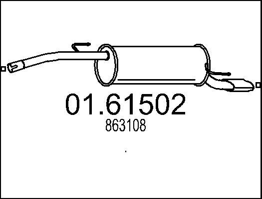 MTS 01.61502 - Silenziatore posteriore autozon.pro