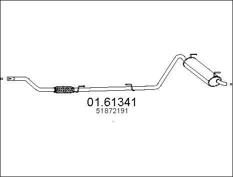 MTS 01.61341 - Silenziatore posteriore autozon.pro